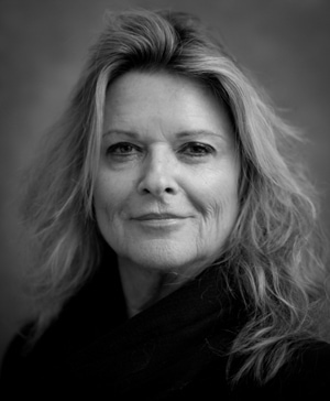 Portrait corporate en noir et blanc, studio