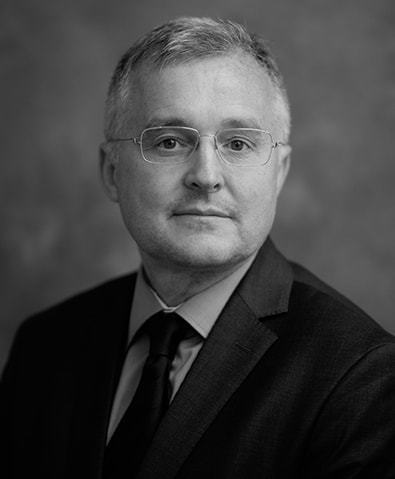 Portrait corporate en noir et blanc